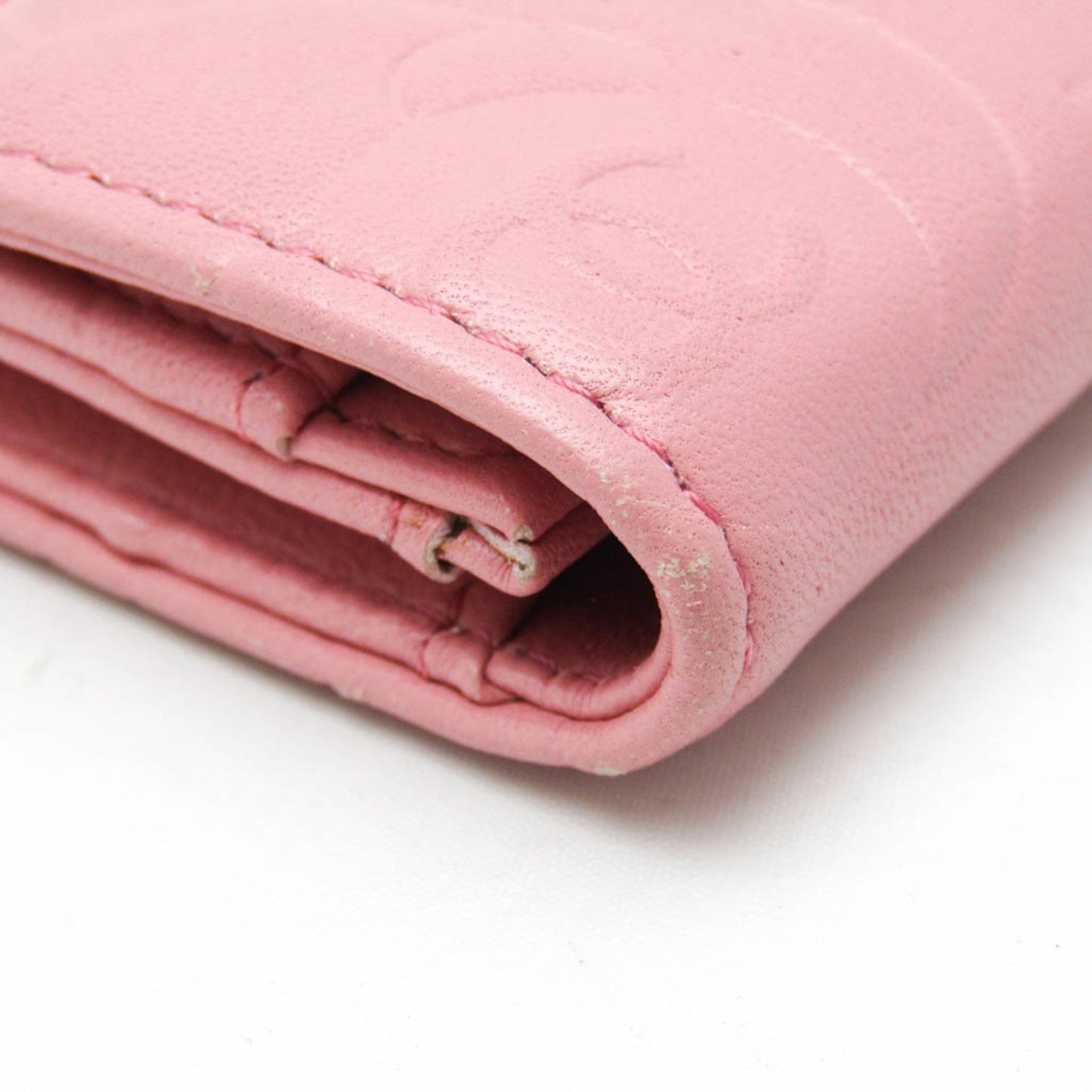 Chanel Camellia, Pink, Leather, wallet