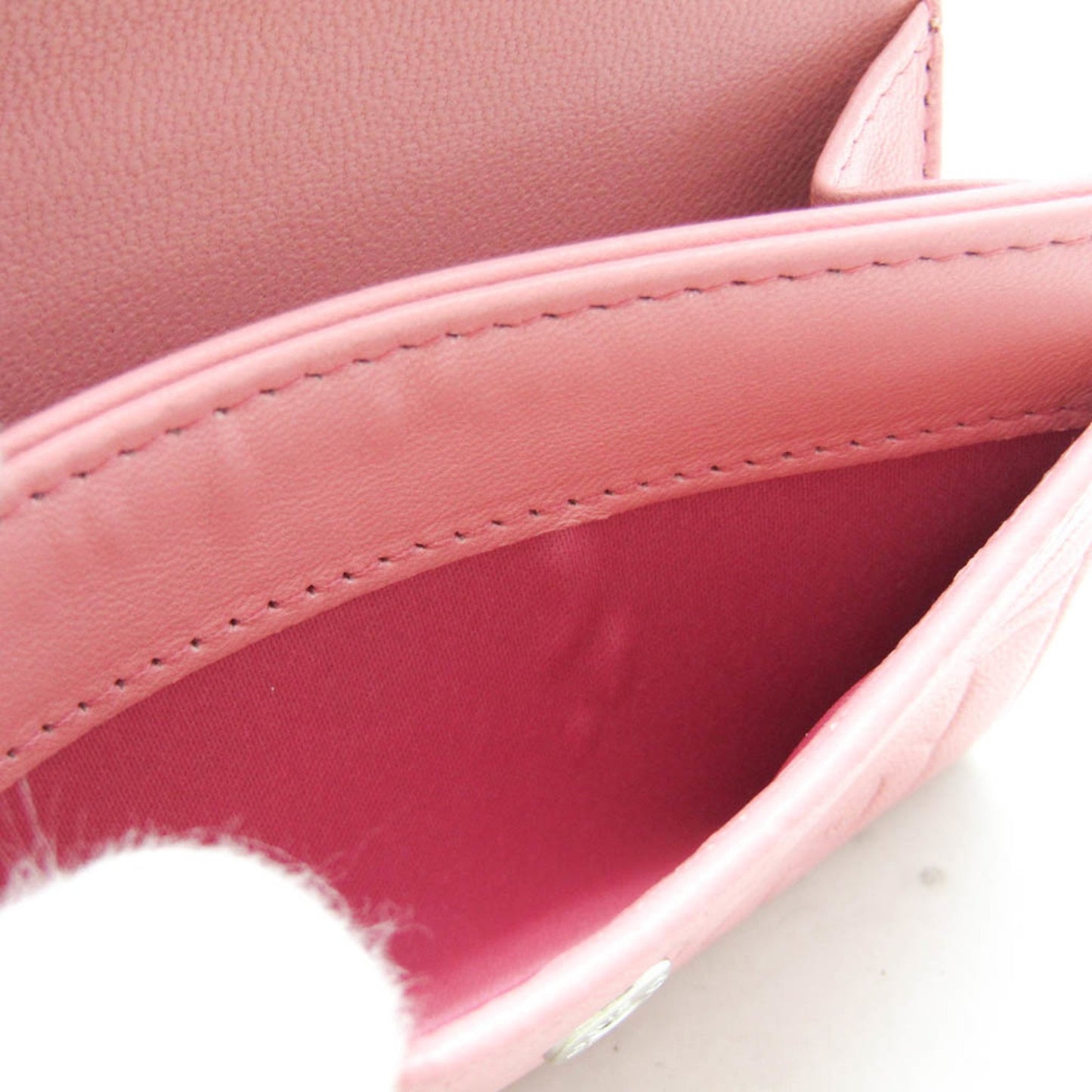 Chanel Camellia, Pink, Leather, wallet