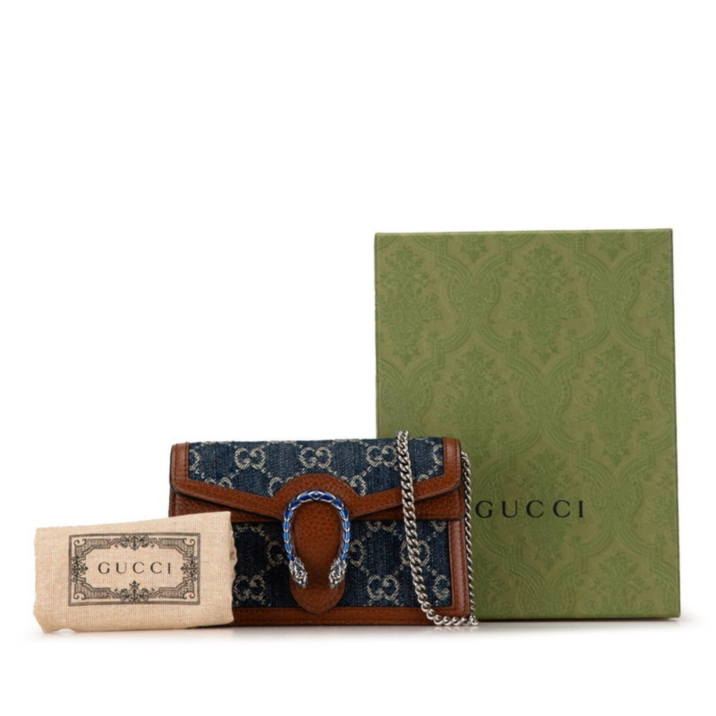 Gucci Dionysus, Navy, Denim - Jeans, shoulder