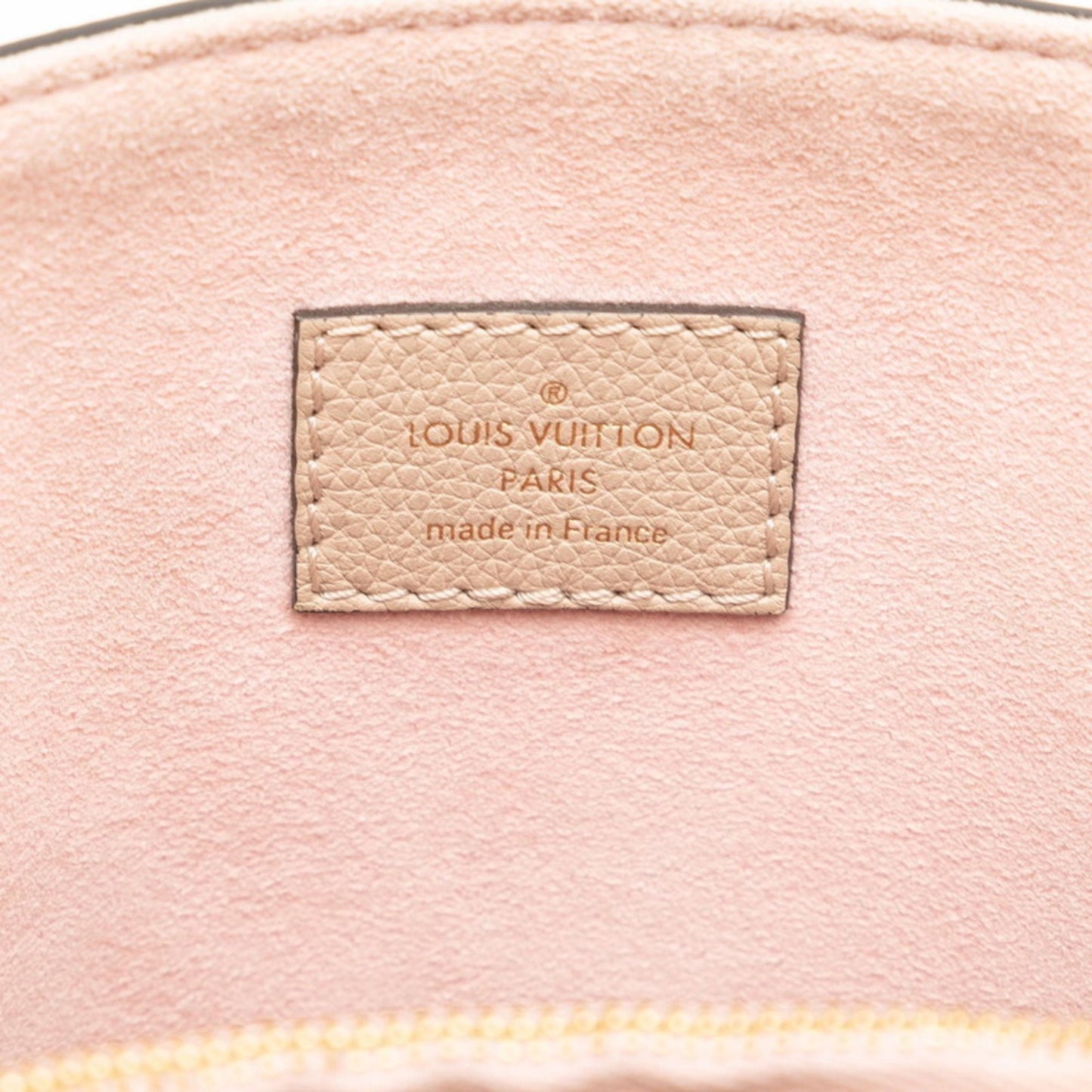 Louis Vuitton Lockme Bucket, Grey, Leather, tote
