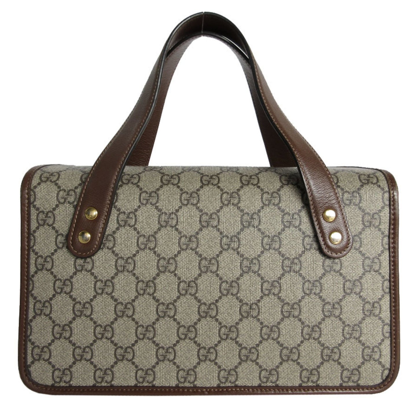 Gucci Horsebit, Beige, Canvas, handbag