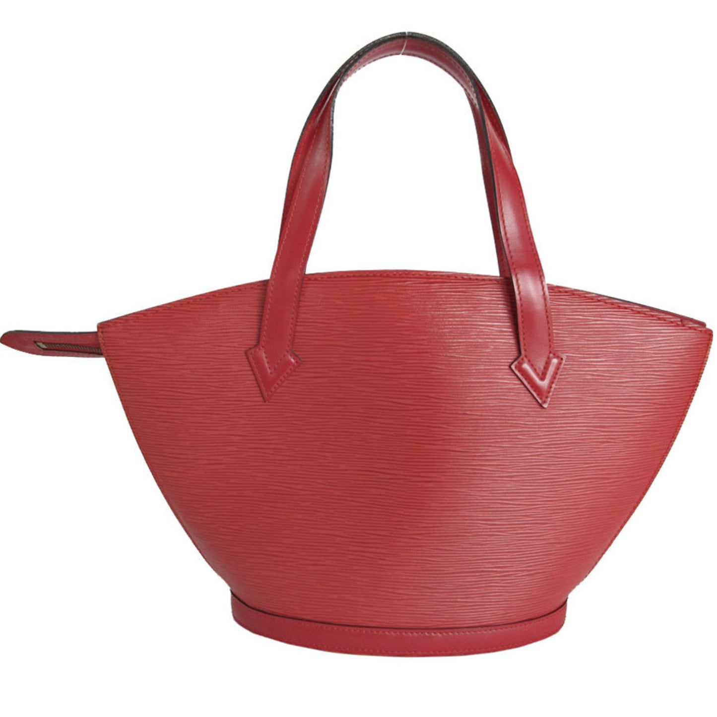 Louis Vuitton Saint Jacques, Red, Leather, handbag