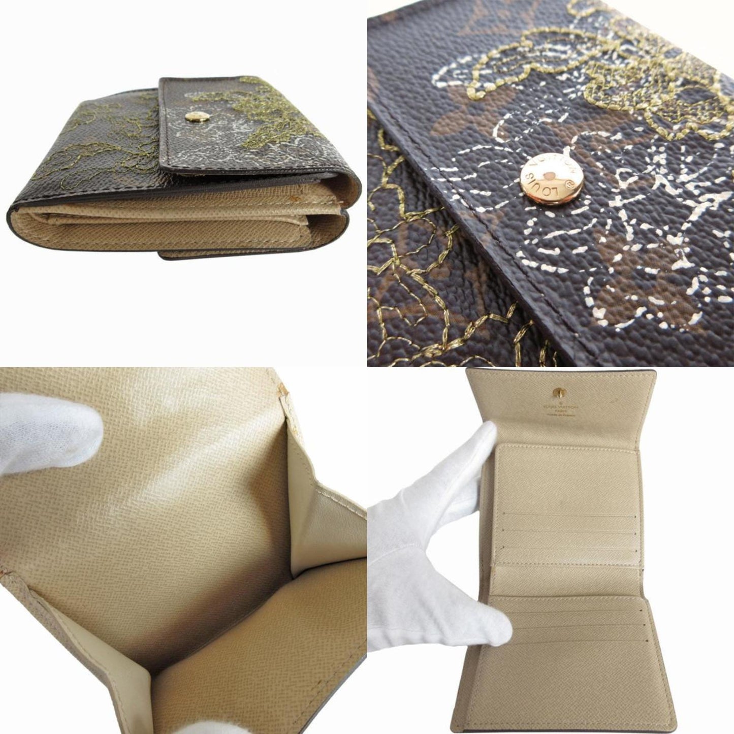 Louis Vuitton Ludlow, Brown, Canvas, wallet