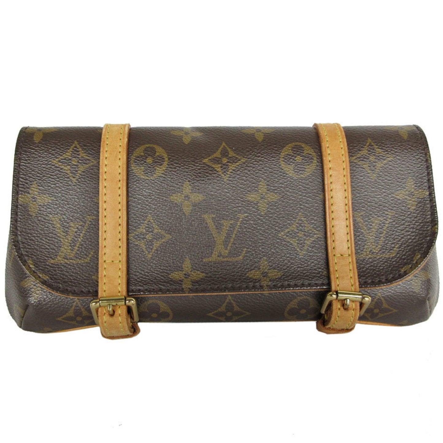 Louis Vuitton Marelle, Brown, Canvas, clutch