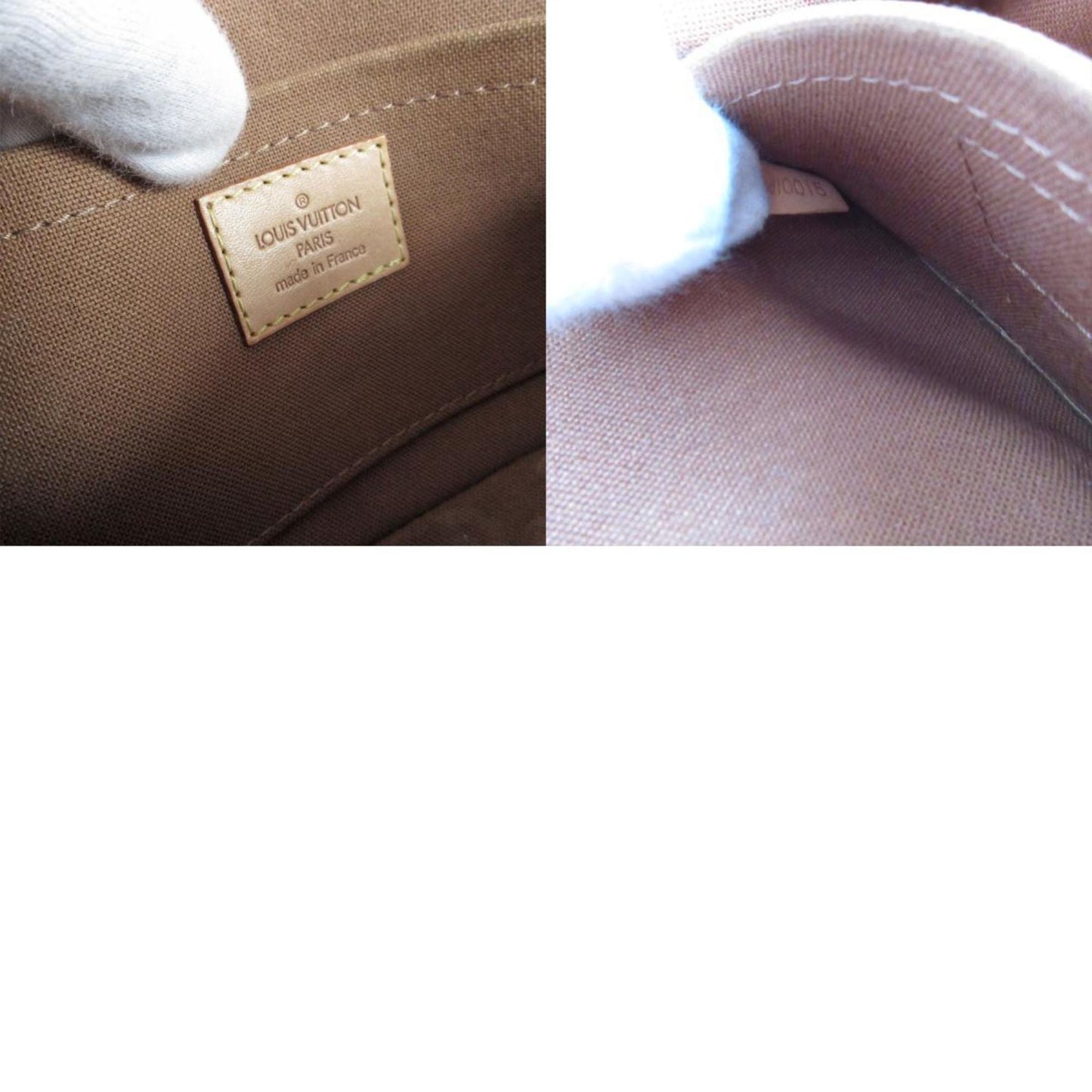 Louis Vuitton Marelle, Brown, Canvas, clutch