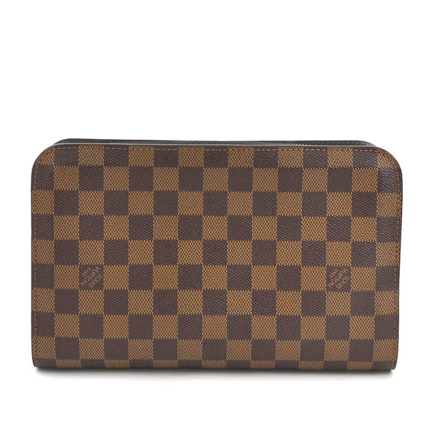 Louis Vuitton Saint Louis, Brown, Canvas, clutch