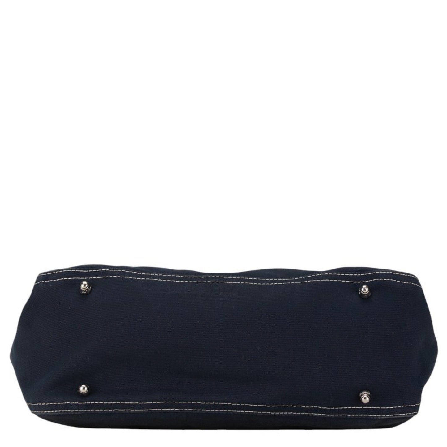 Fendi Kira, Navy, Canvas, handbag