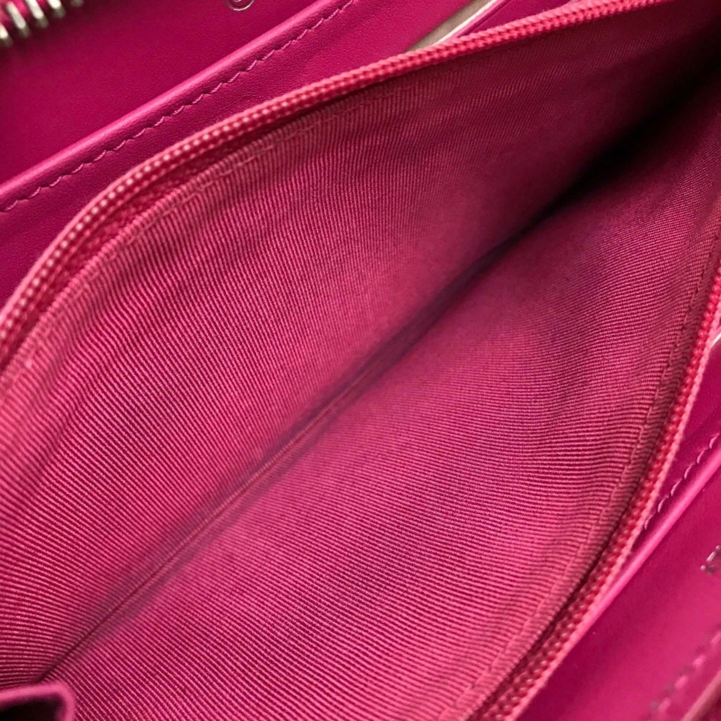 Chanel, Pink, Leather, wallet