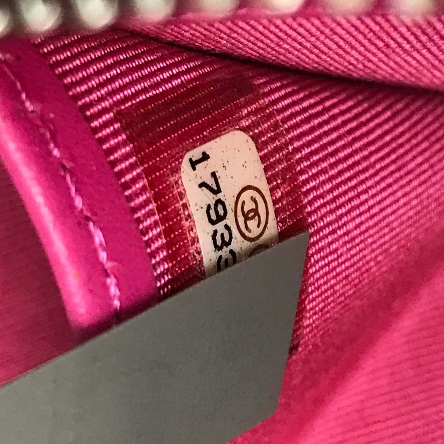 Chanel, Pink, Leather, wallet