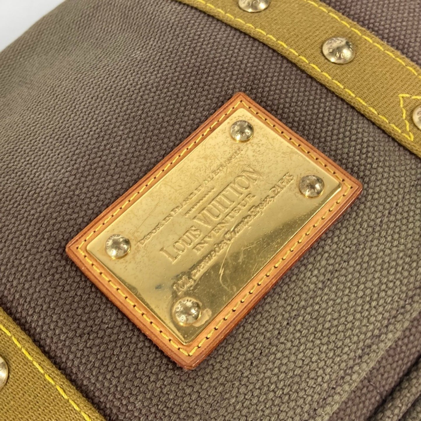 Louis Vuitton Antigua, Brown, Canvas, shoulder