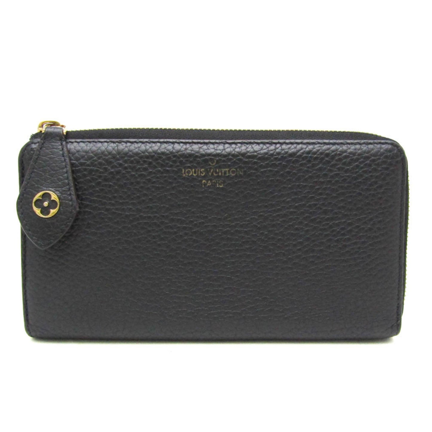 Louis Vuitton Comete, Black, Leather, wallet