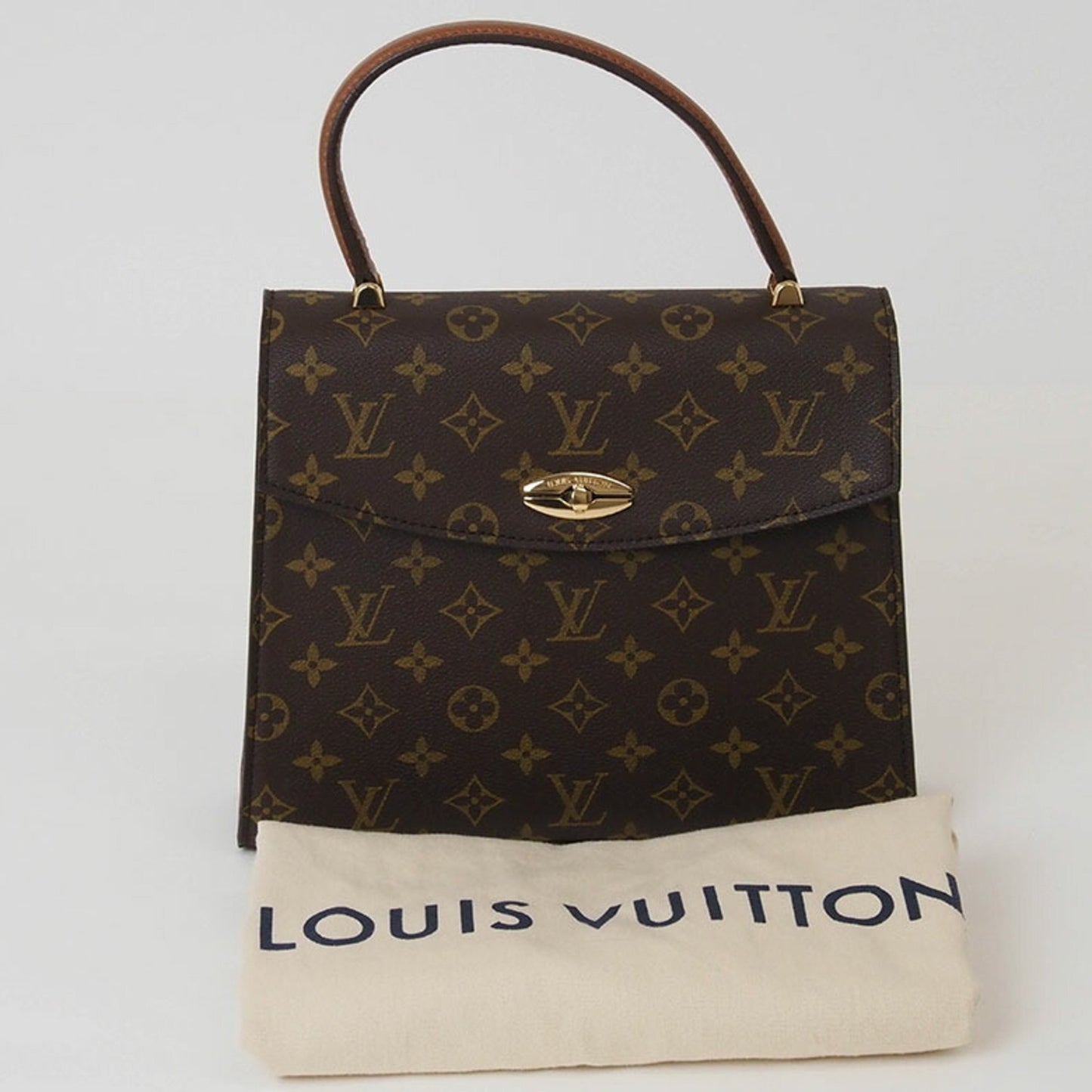 Louis Vuitton, Brown, Canvas, handbag