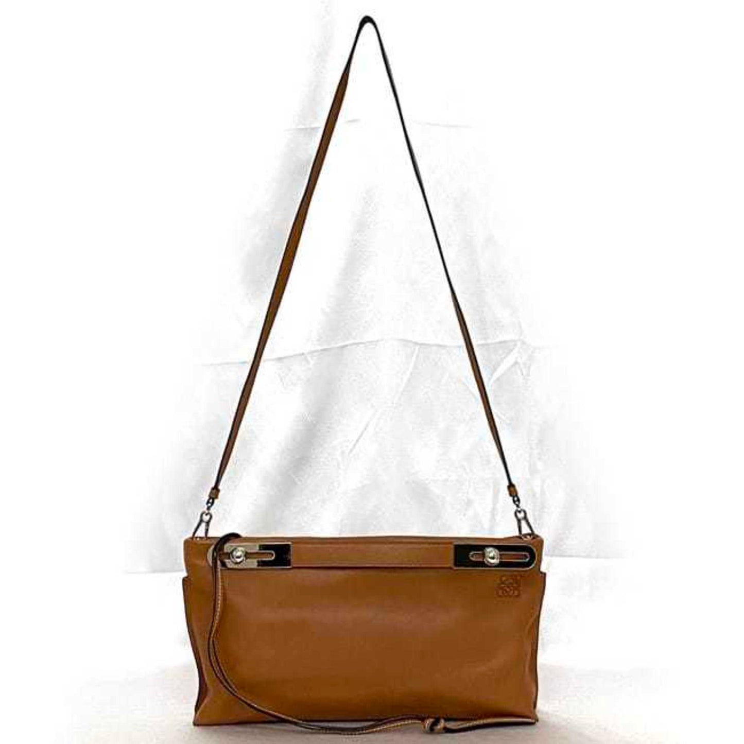 Loewe Missy, Brown, Leather, handbag