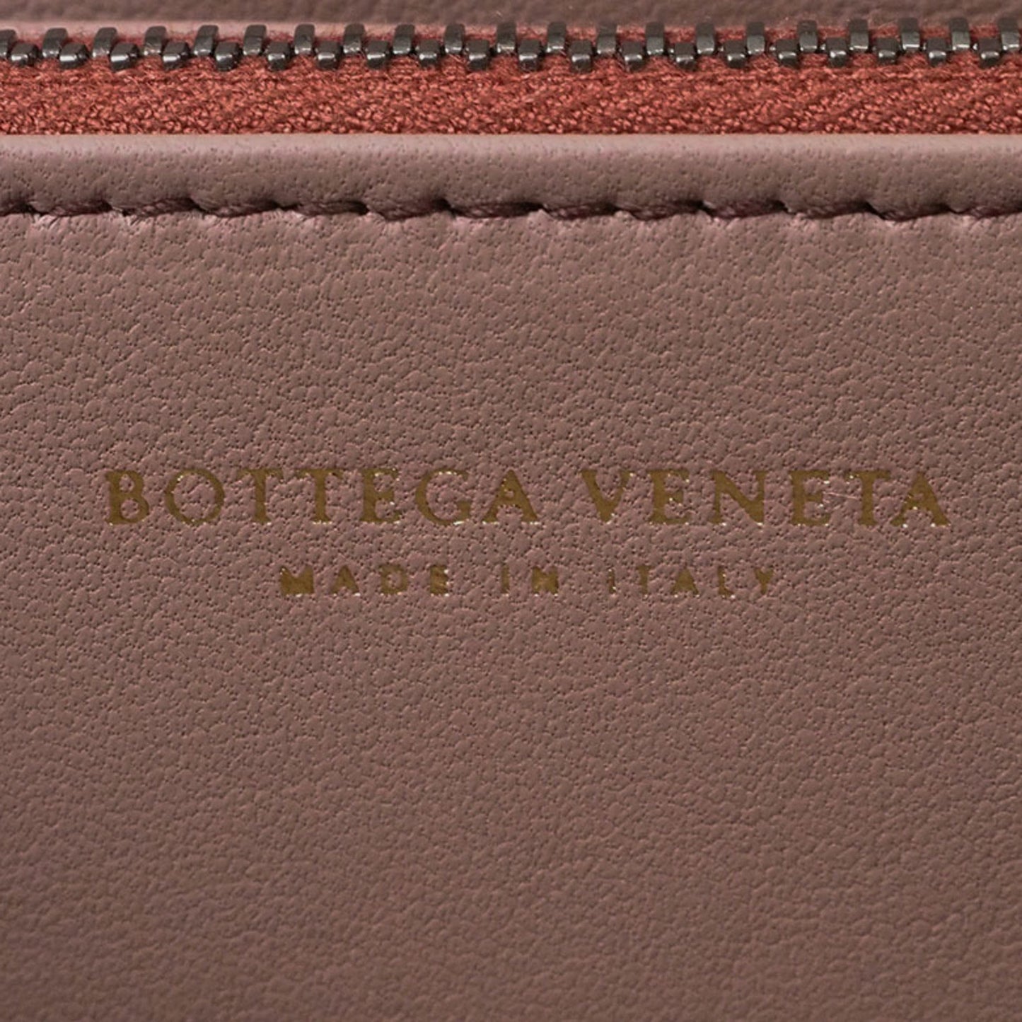 Bottega Veneta Intrecciato, Red, Leather, wallet