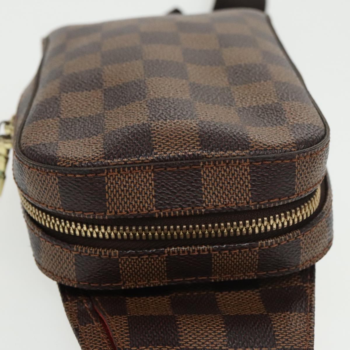Louis Vuitton Geronimos, Brown, Canvas, shoulder
