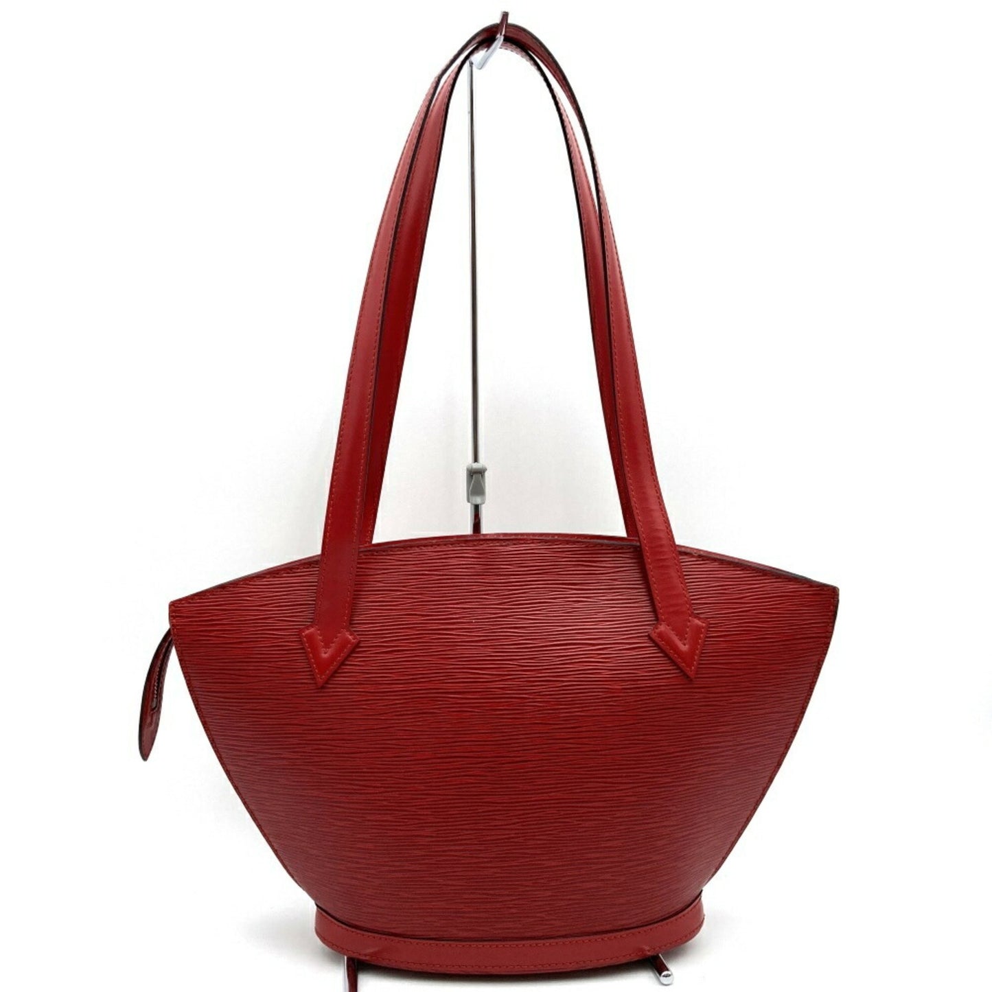 Louis Vuitton Saint Jacques, Red, Leather, shoulder