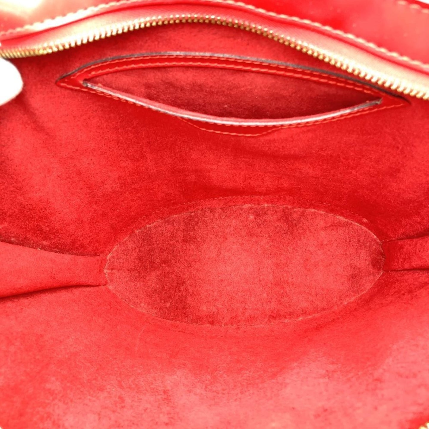 Louis Vuitton Saint Jacques, Red, Leather, shoulder