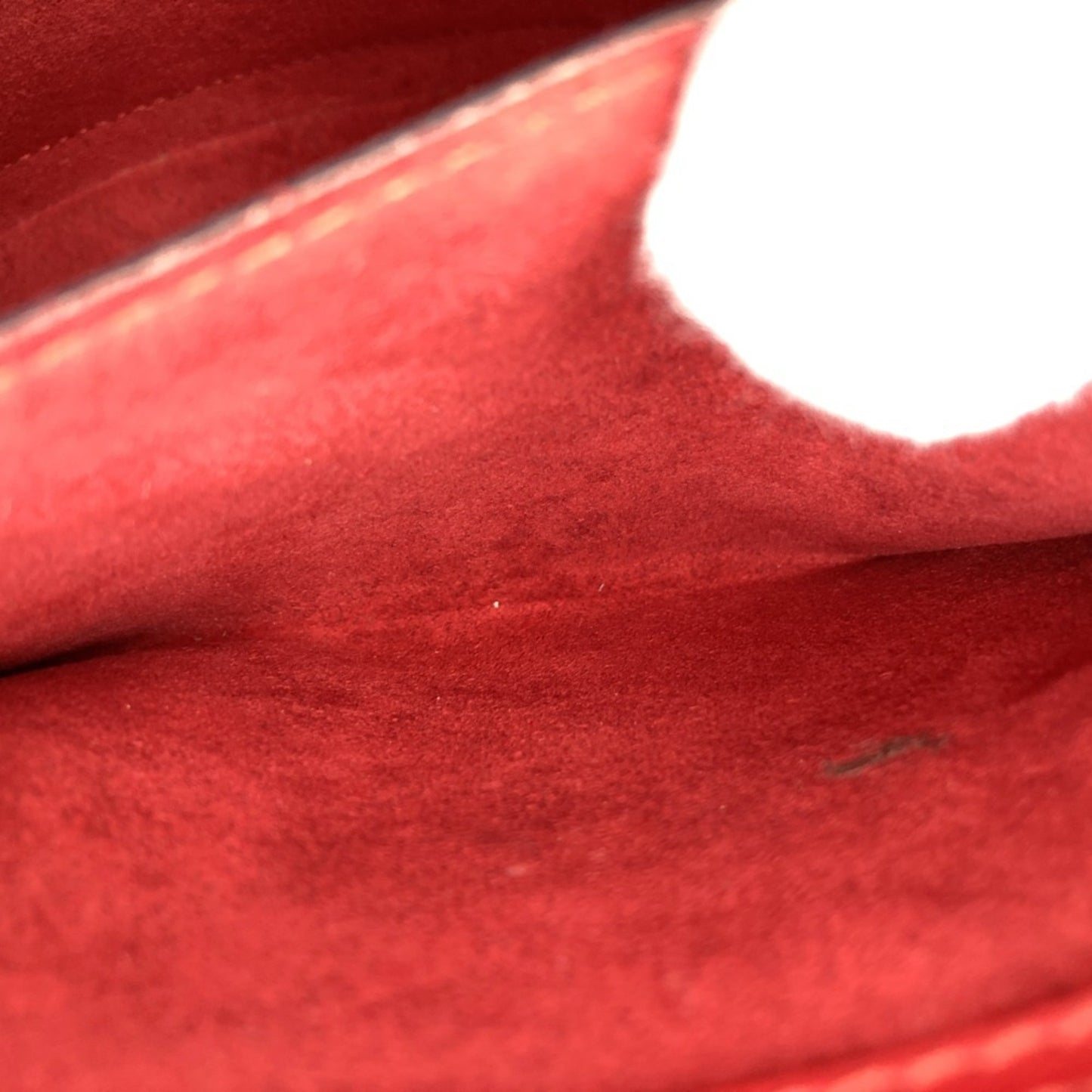 Louis Vuitton Saint Jacques, Red, Leather, shoulder