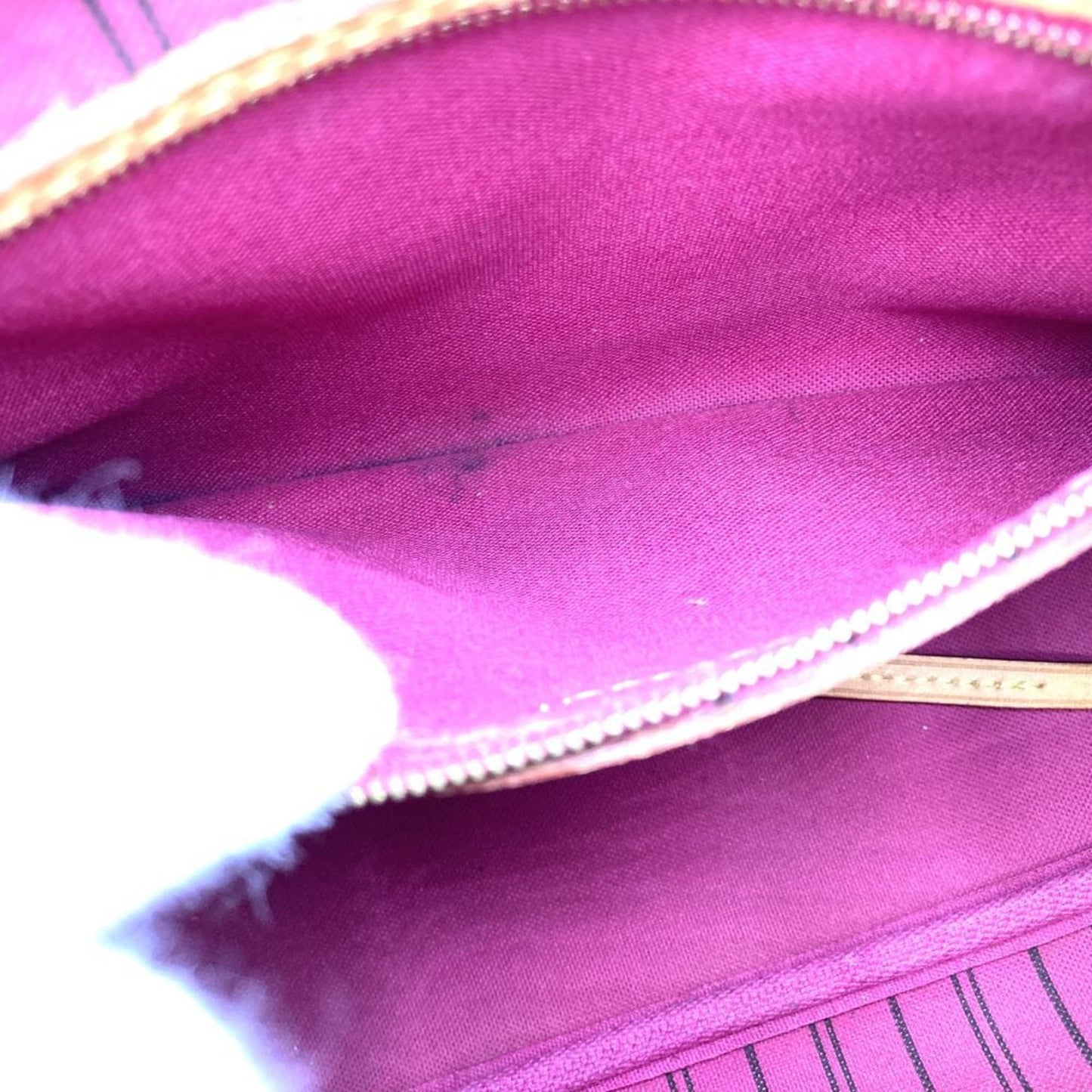Louis Vuitton Neverfull PM, Brown, Canvas, tote