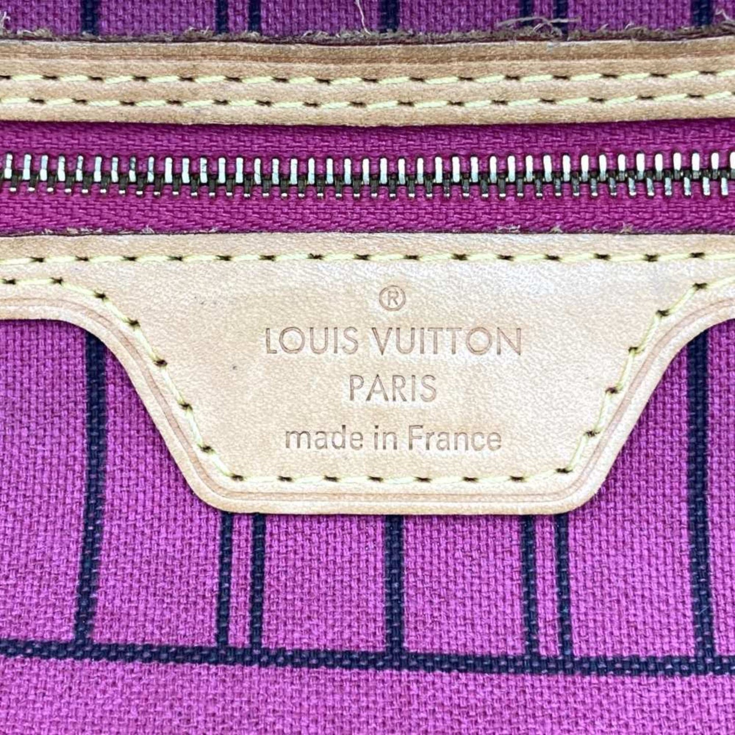 Louis Vuitton Neverfull PM, Brown, Canvas, tote