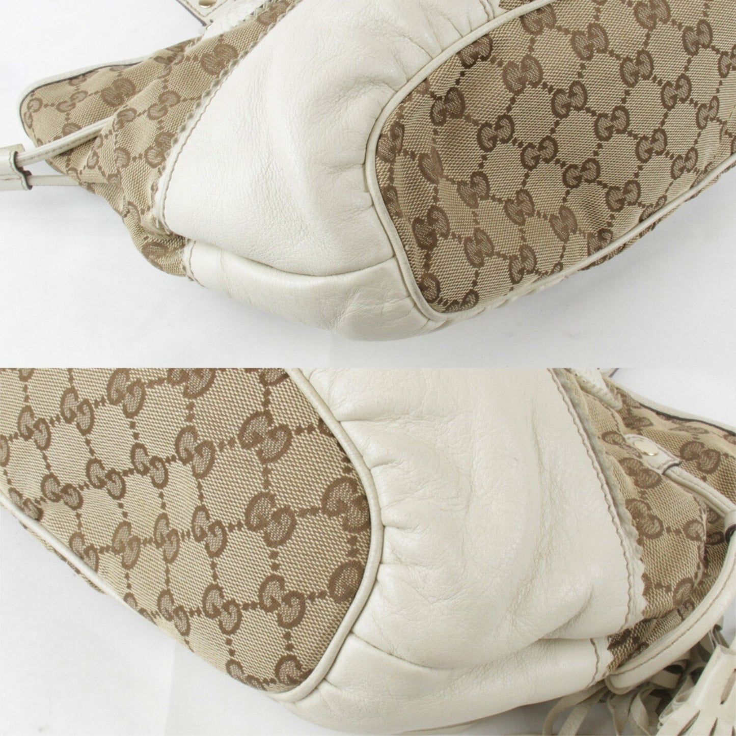 Gucci, Beige, Canvas, tote