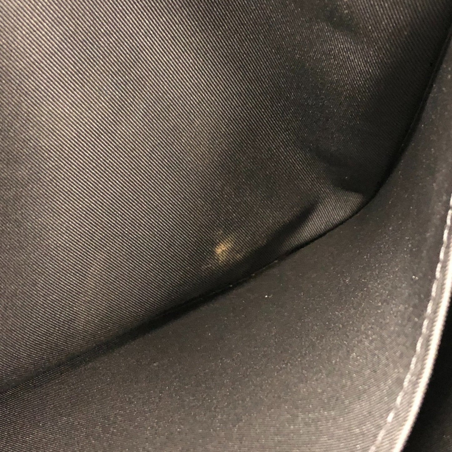 Louis Vuitton Christopher, Black, Leather, tote