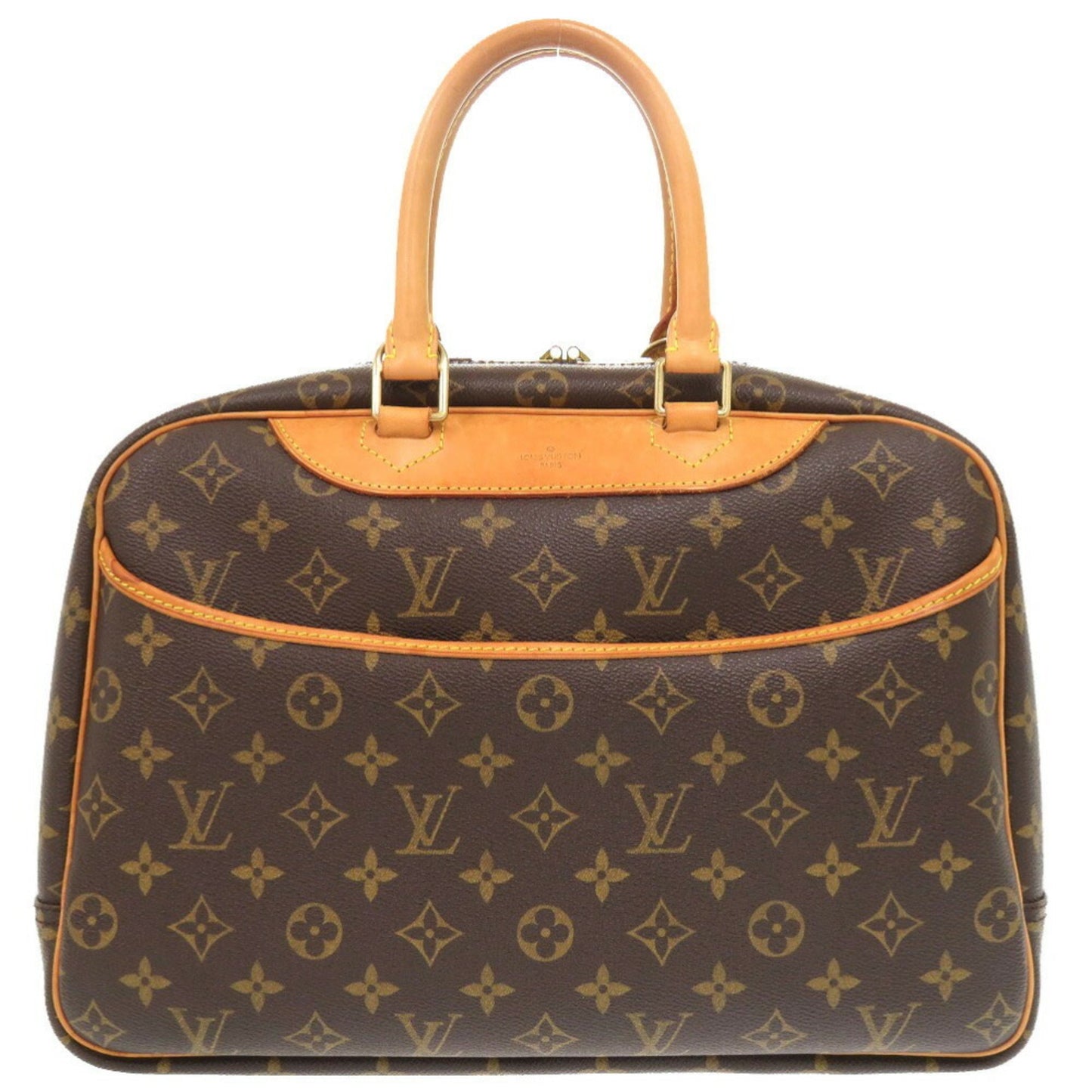 Louis Vuitton Deauville, Brown, Canvas, handbag