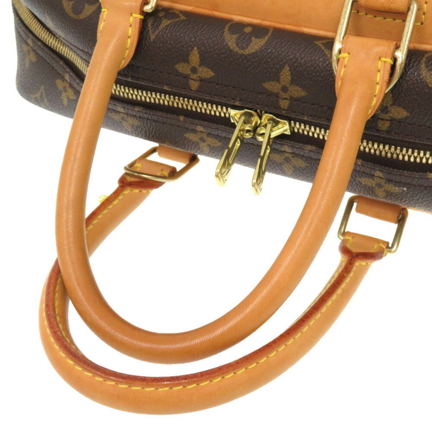 Louis Vuitton Deauville, Brown, Canvas, handbag