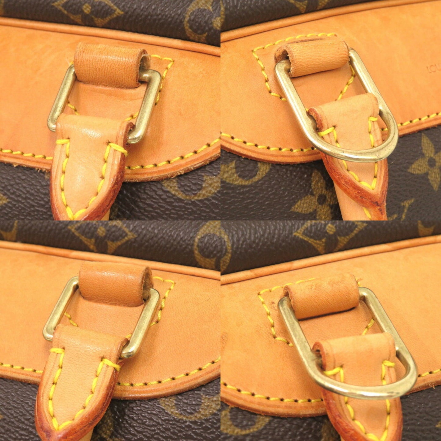 Louis Vuitton Deauville, Brown, Canvas, handbag