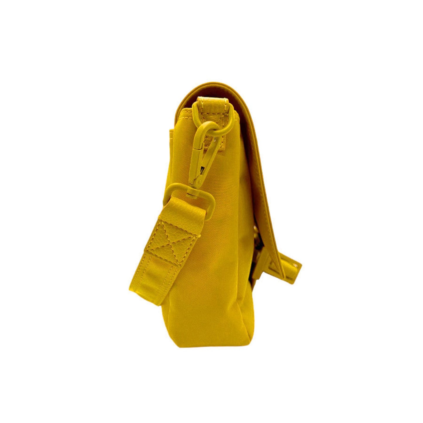 Fendi Baguette, Yellow, Synthetic, shoulder