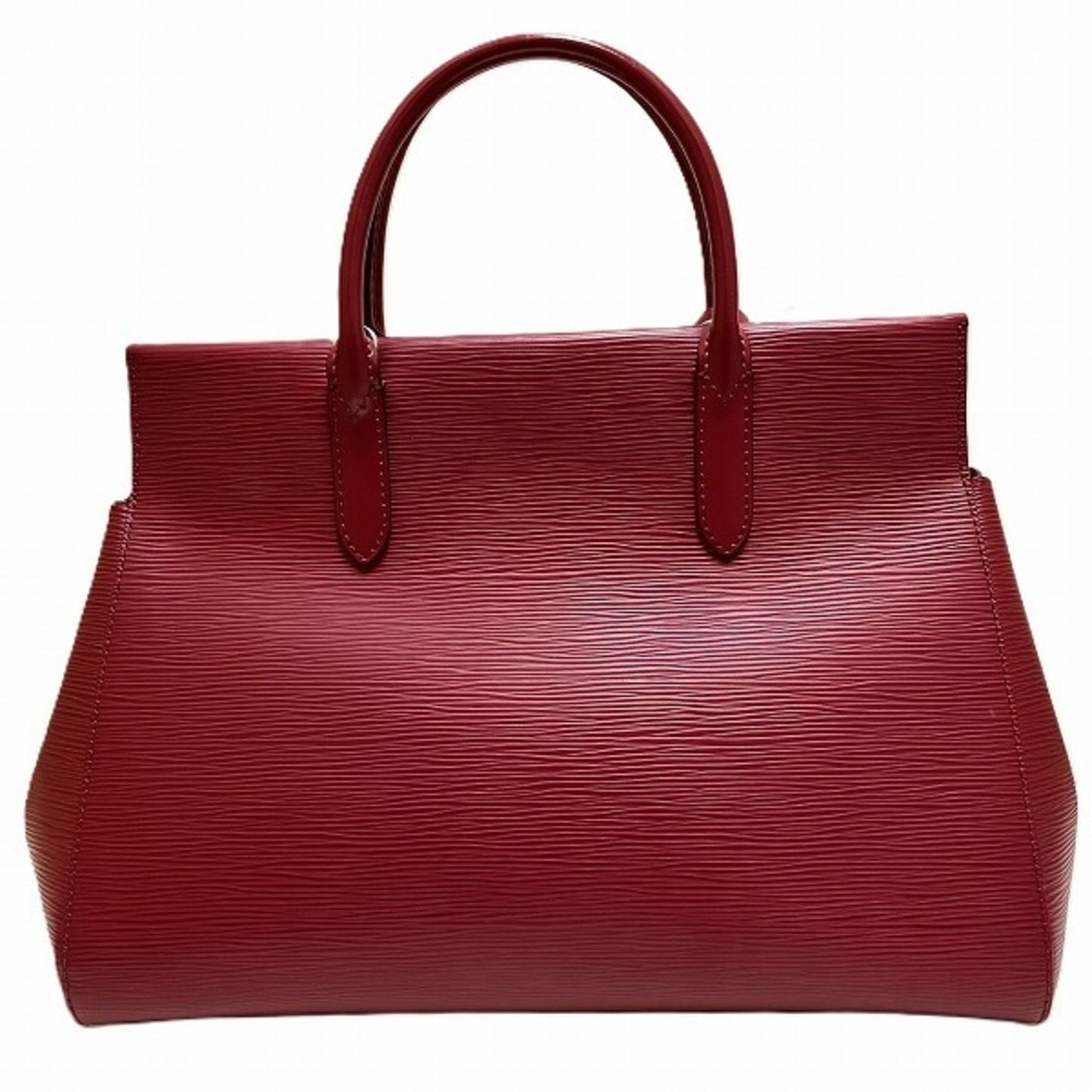 Louis Vuitton Marly, Red, Leather, handbag