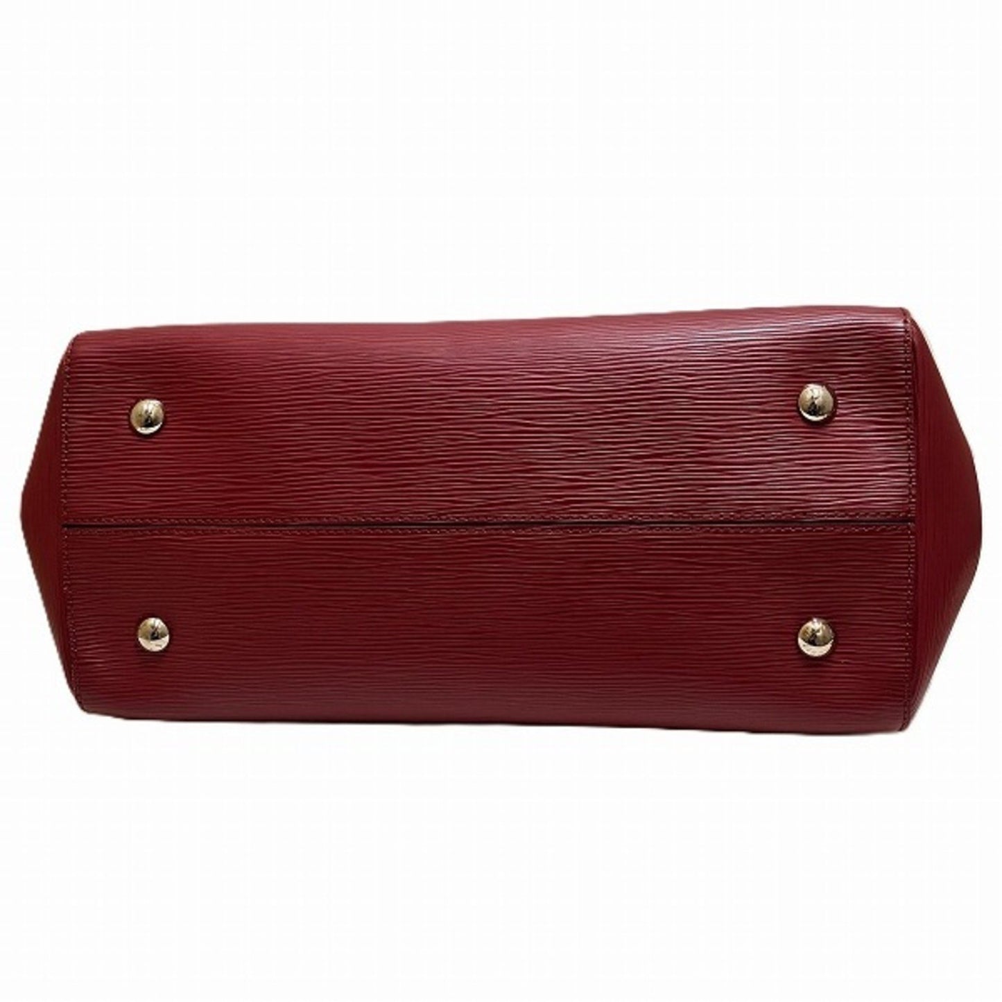 Louis Vuitton Marly, Red, Leather, handbag