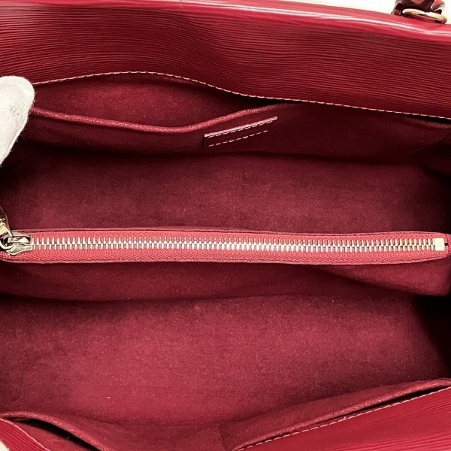 Louis Vuitton Marly, Red, Leather, handbag