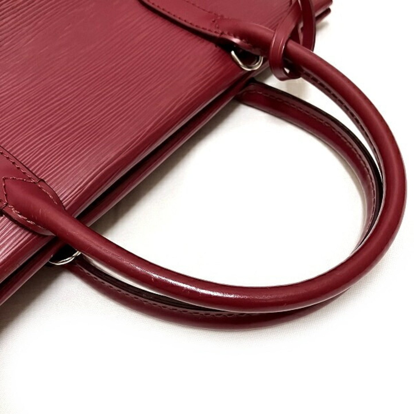 Louis Vuitton Marly, Red, Leather, handbag