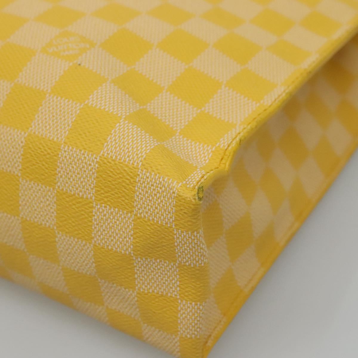 Louis Vuitton, Yellow, Canvas, handbag