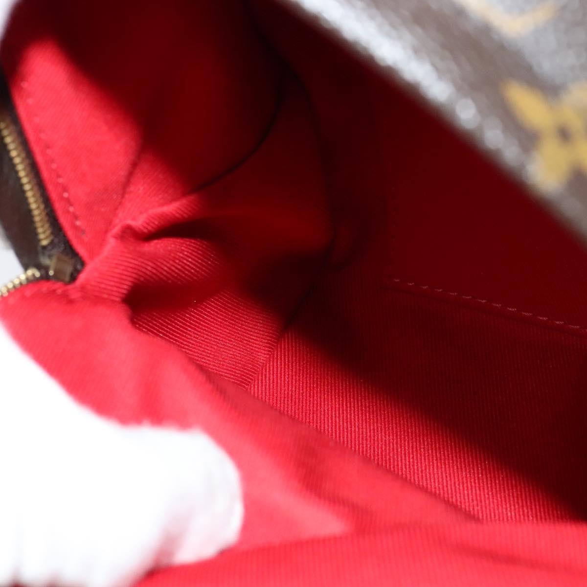 Louis Vuitton Palm Springs mini, Brown, Canvas, backpack