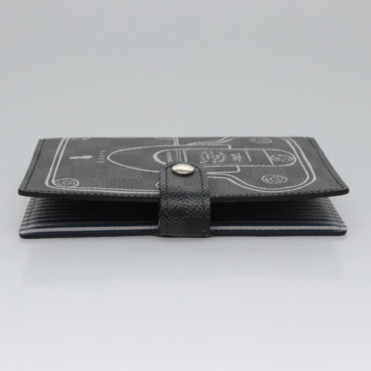 Louis Vuitton Agenda PM, Black, Canvas, wallet