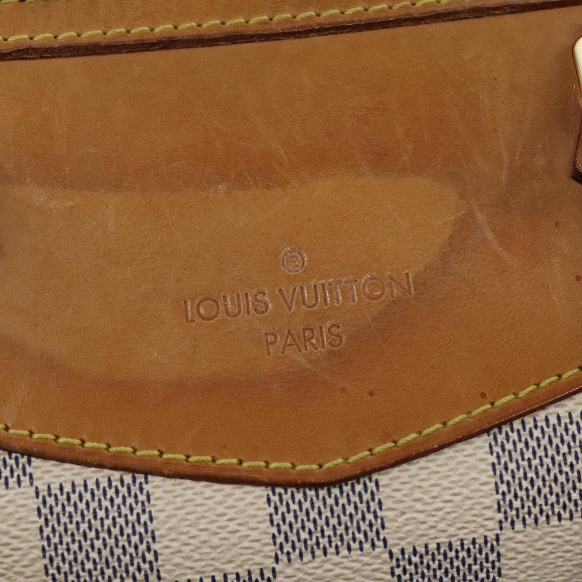 Louis Vuitton Siracusa, Grey, Canvas, shoulder