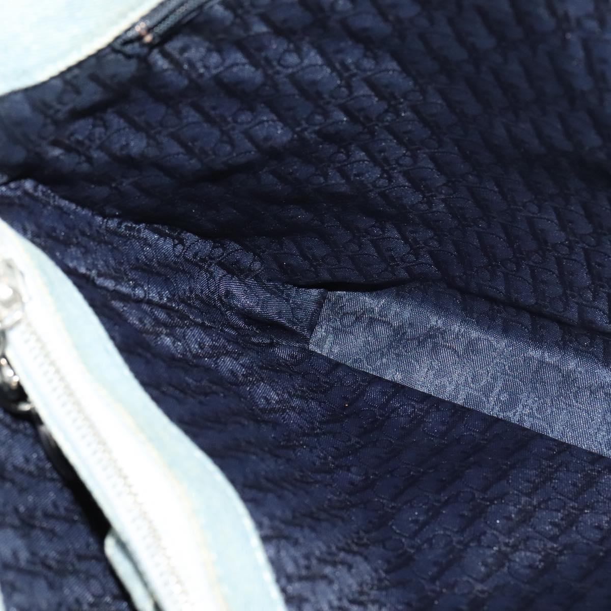 Dior Lady Dior, Blue, Canvas, handbag