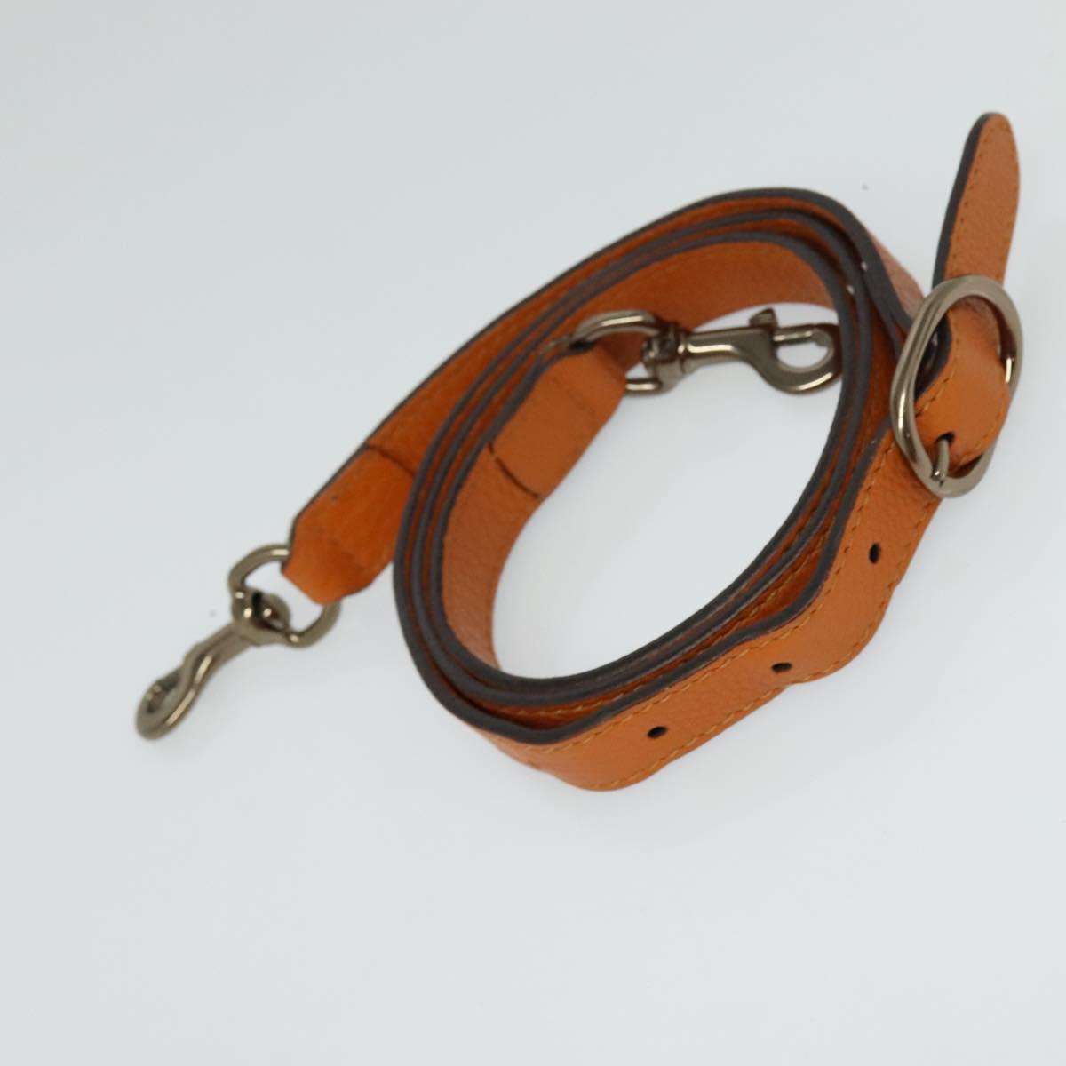 Gucci Bamboo, Orange, Leather, handbag