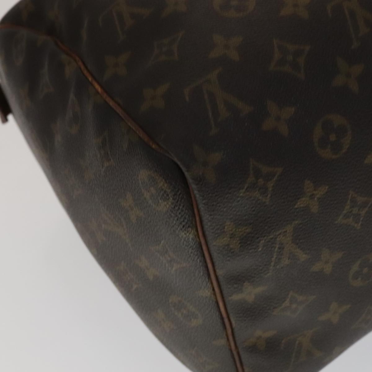 Louis Vuitton Keepall 45, Brown, Canvas, travel