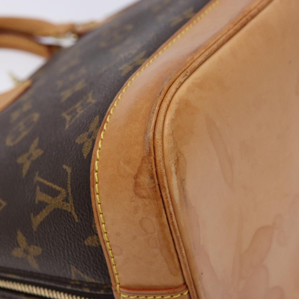 Louis Vuitton Alma, Brown, Canvas, handbag