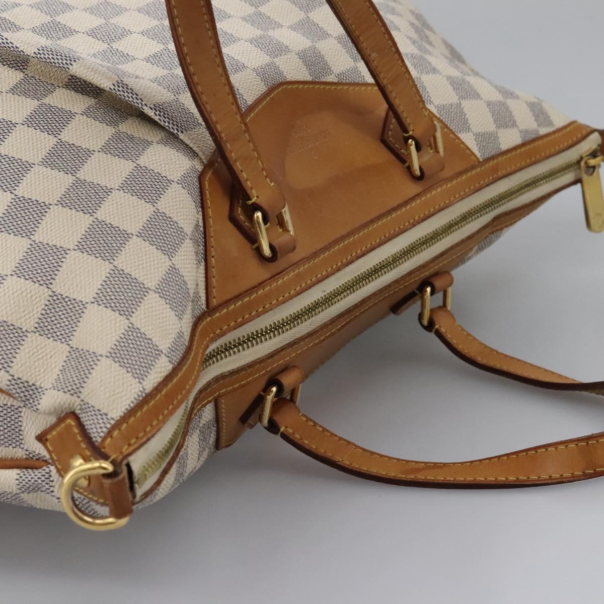 Louis Vuitton Siracusa, Grey, Canvas, shoulder