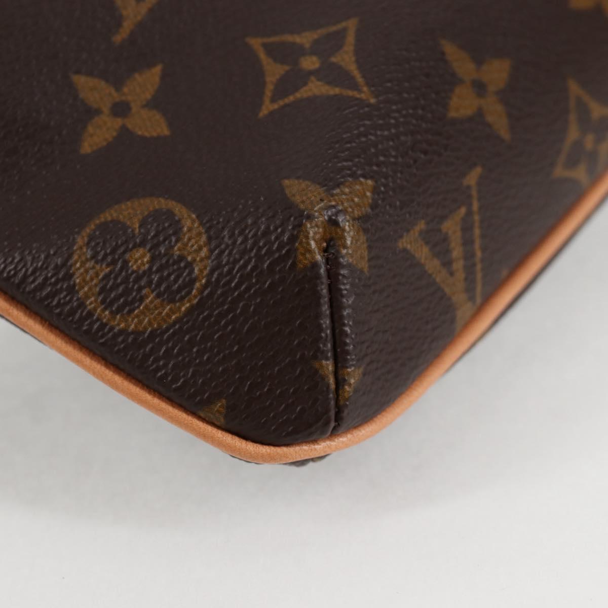 Louis Vuitton Partition, Brown, Canvas, clutch