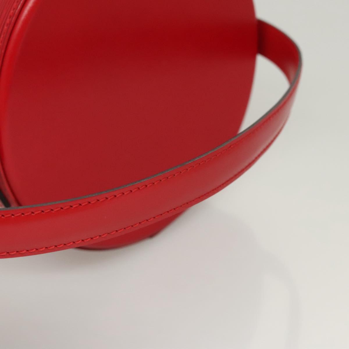 Louis Vuitton Vanity, Red, Leather, handbag