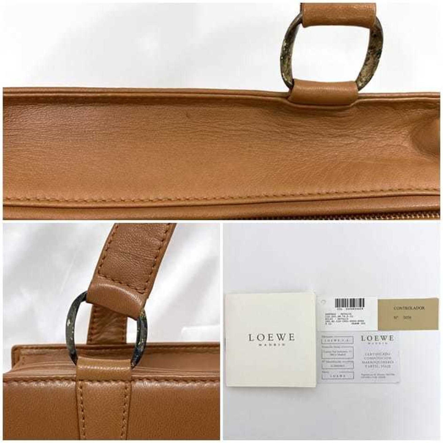Loewe, Brown, Leather, handbag