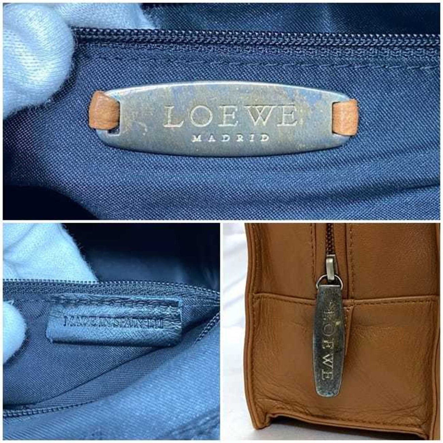 Loewe, Brown, Leather, handbag