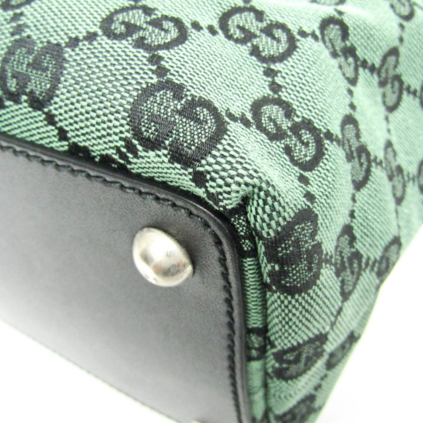 Gucci GG canvas, Green, Canvas, tote