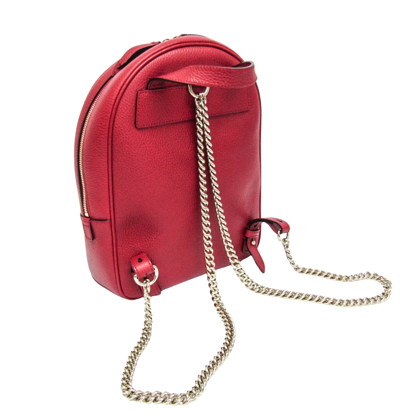 Gucci Soho, Red, Leather, backpack