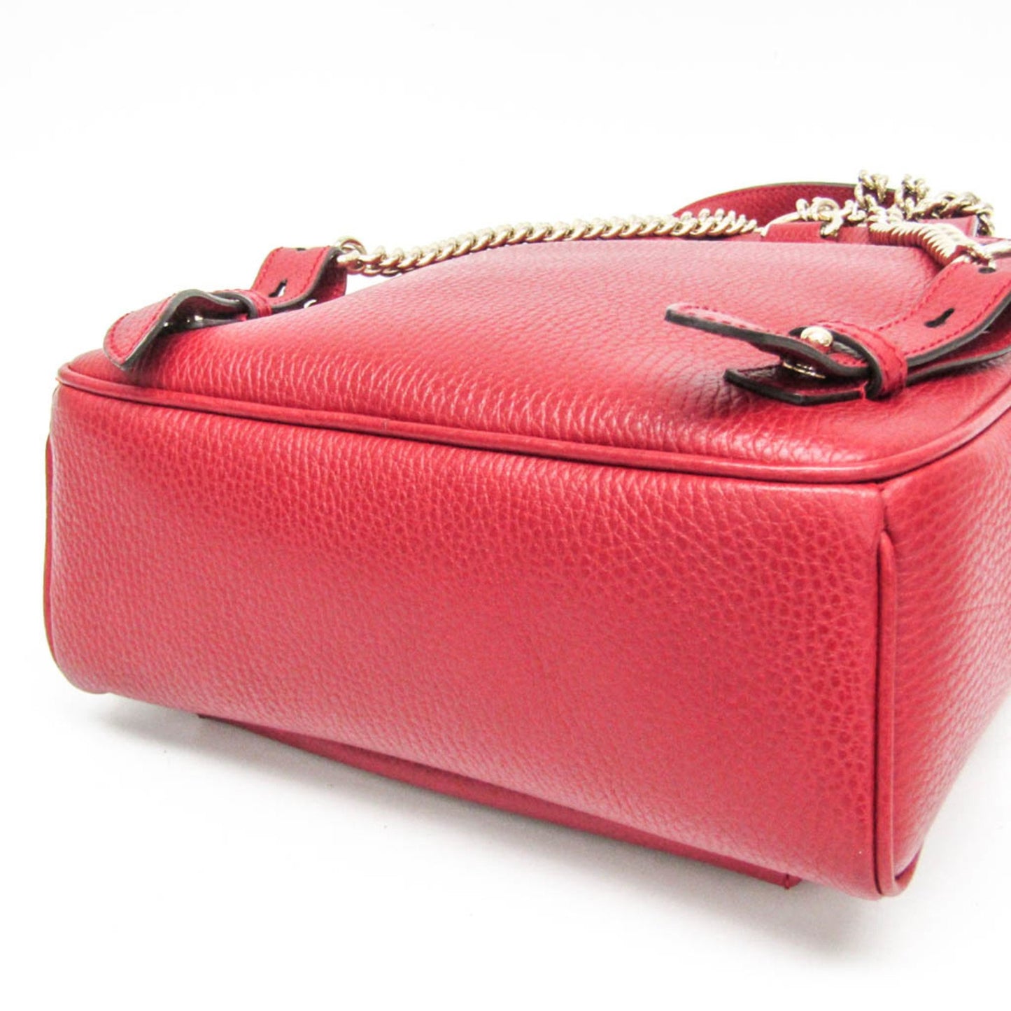 Gucci Soho, Red, Leather, backpack